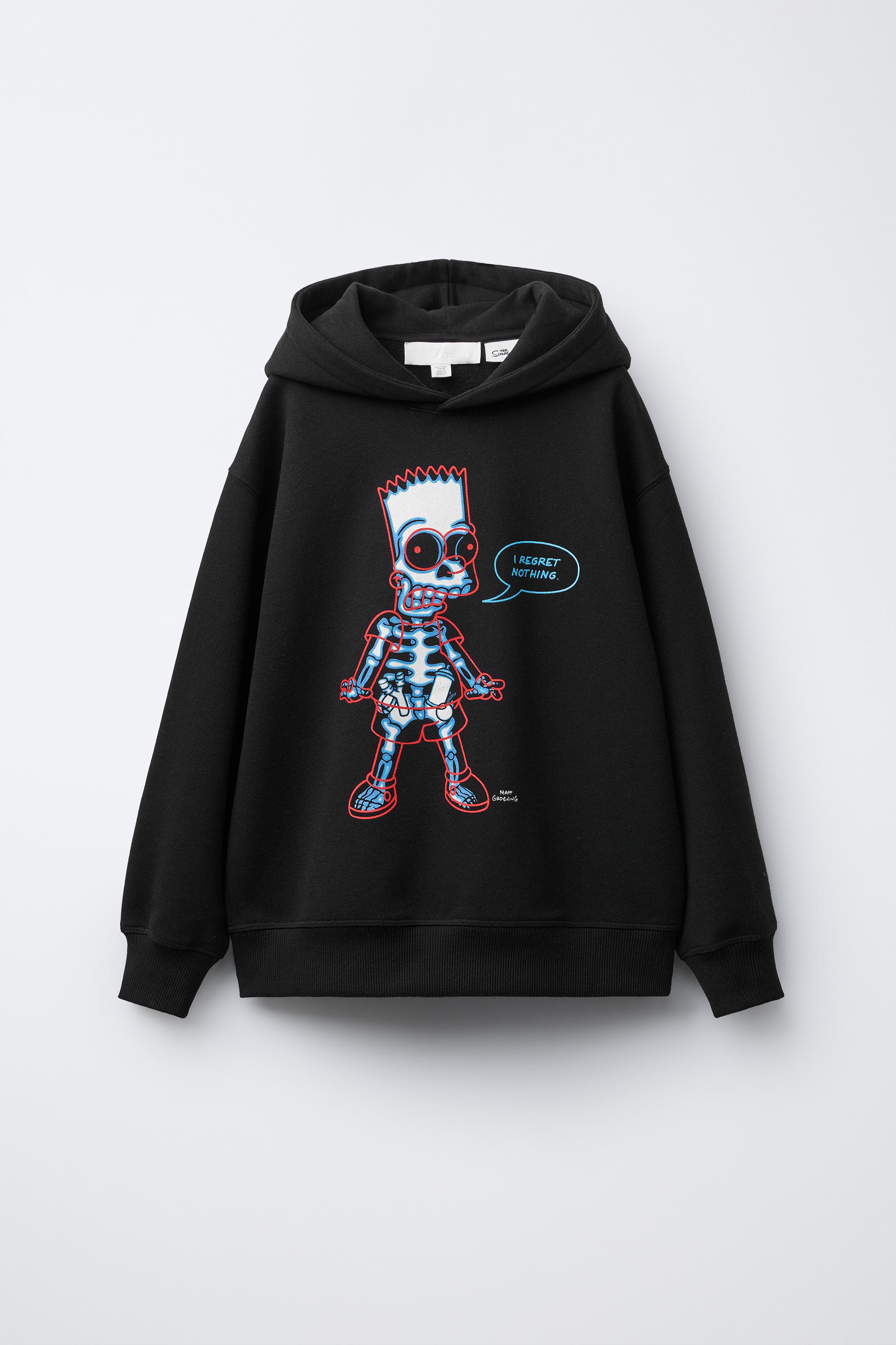 BART THE SIMPSONS ™ MATT GROENING SKELETON HOODIE